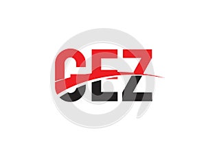GEZ Letter Initial Logo Design Vector Illustration
