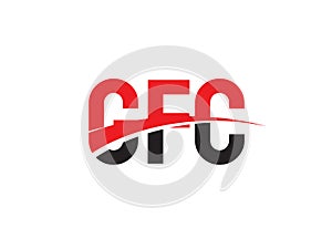 GFC Letter Initial Logo Design Vector Illustration