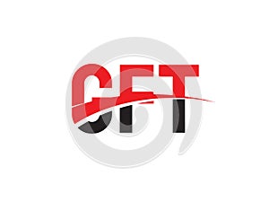 GFT Letter Initial Logo Design Vector Illustration