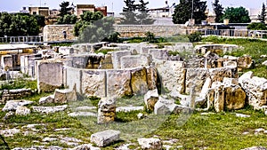 Ggantija neolithic monolith-temple