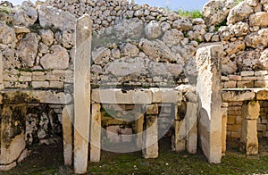 Ggantija temples - Gozo, Malta photo