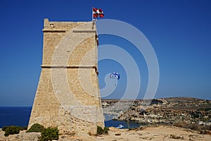 Ghajn Tuffieha Tower, Ghajn Mixkuka Tower is a small watchtower in Ghajn Tuffieha, limits of Mgarr, Malta.