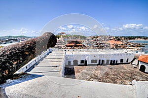 Ghana: Cannons of Elmina Castle World Heritage Site, History of