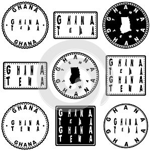 Ghana Tema Seal Map Design