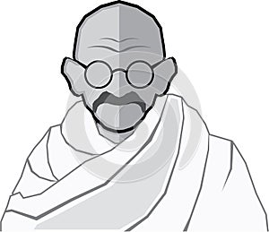 Ghandi Vector