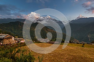 Ghandruk, Kaski District, Nepal. photo
