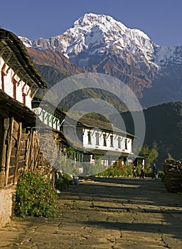 Ghandruk Village in Nepal