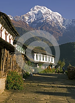 Ghandruk Village in Nepal photo
