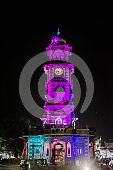 Ghanta Ghar Clock Tower & Sadar Market Jodhpur Rajasthan photo