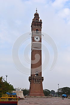 Ghanta Ghar-Husainabad Clock Tower located in the city of Lucknow. photo