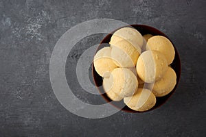 ghee biscuits or cookies in a bowl