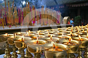 Ghee light,pray for happiness photo