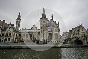 ghent canalway reflections