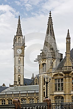 Ghent clock tower