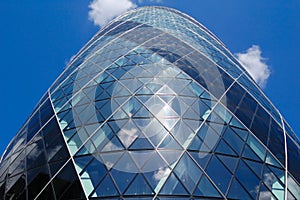 The Gherkin skyscraper in London