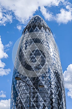 The Gherkin skyscraper London England United Kingdom