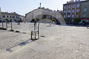 Ghetto Heroes Square where all the Jews where gathered and send to labor camps