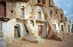 Ghorfas, Ksar Ouled Sultan, Tunisia