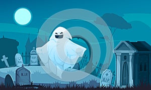 Ghost Cartoon Concept