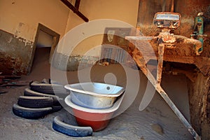 The Ghost city in Kolmanskop