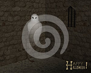 Ghost greetings for Halloween