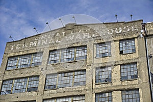 Ghost sign for the Great Lakes Terminal Warehouse in Toledo Ohio