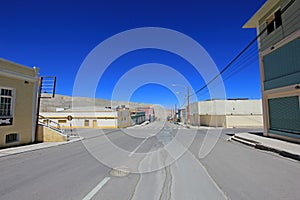 Ghost town Chuquicamata, Chile photo