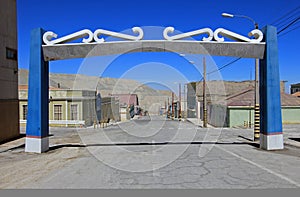Ghost town Chuquicamata, Chile photo