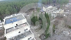 Ghost town in Eastern Europe. Former Soviet kids camp.