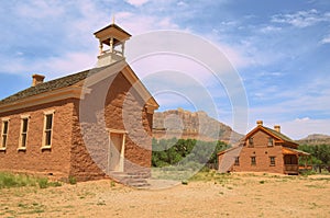 Ghost town in Grafton, Utah