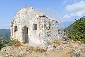 Ghost Town of Kayakoy near Fethiye Kayakoy. Mugla - Turkey