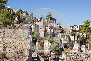 Ghost town (Kayakoy), Turkey