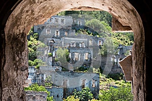 Ghost town of Kayakoy (Turkey)