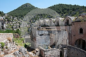 Ghost town of Kayakoy, Turkey