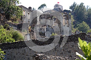 Ghost town of Kayakoy Turkey