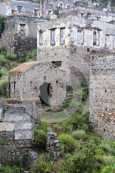 Ghost town of Kayakoy Turkey