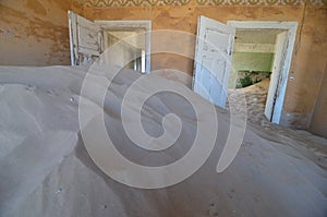 Ghost town Kolmanskop, Namibia, Africa.