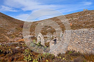 Ghost town in real de catorce in san luis potosi XI