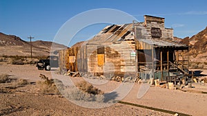 The Ghost Town Rhyolite, Nevada