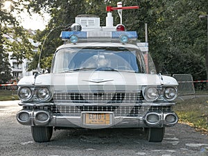 Ghostbusters car Ectomobile front view