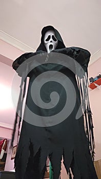 Ghostface is looking down at you