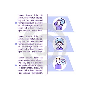 Ghosting consequences concept line icons with text photo