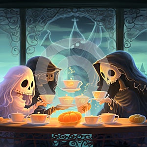 Ghostly Tea Party