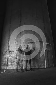 Ghosts in parking garage