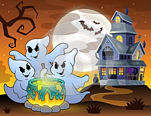 Ghosts stirring potion theme image 3