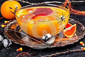 Ghoul`s punch in a glass bowl