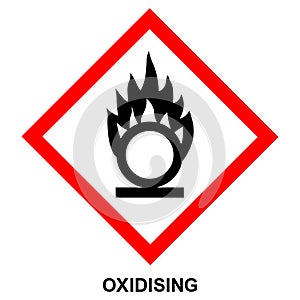 GHS hazard pictogram - OXIDISING photo