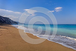 Gialos beach. Lefkada, Greece