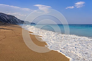 Gialos beach. Lefkada, Greece