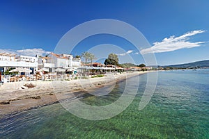 Gialova beach near Pylos in Messinia, Greece